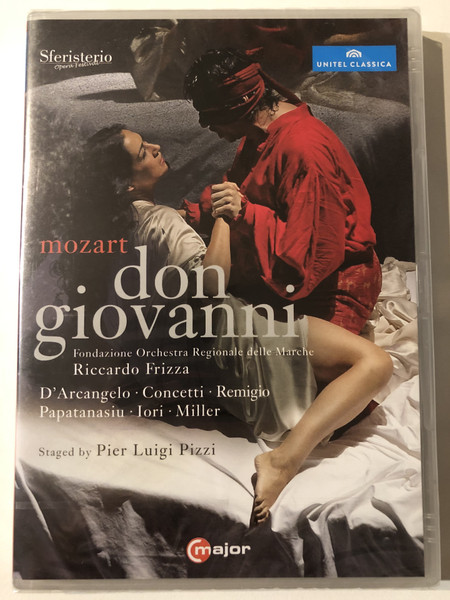 mozart - don giovanni / Fondazione Orchestra Regionale delle Marche, Riccardo Frizza / D'Arcangelo, Concetti, Remigio, Papatanasiu, Iori, Miller / Staged by Pier Luigi Pizzi / Sferisterio Opera Festival / major / UNITEL CLASSICA / 2 Discs / DVD Video (814337011741)