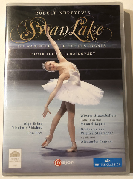 RUDOLF NUREYEV'S - Swan Lake / SCHWANENSEE LE LAC DES CYGNES / PYOTR ILYICH TCHAIKOVSKY / Olga Esina, Vladimir Shishov, Eno Peci / major / UNITEL CLASSICA / DVD Video (814337011765)