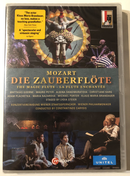 MOZART - DIE ZAUBERFLÖTE / THE MAGIC FLUTE - LA FLUTE ENCHANTÉE / KONZERTVEREINIGUNG WIENER STAATSOPERNCHOR - WIENER PHILHARMONIKER / CONDUCTED BY CONSTANTINOS CARYDIS / UNITEL CLASSICA / DVD Video (814337014971)