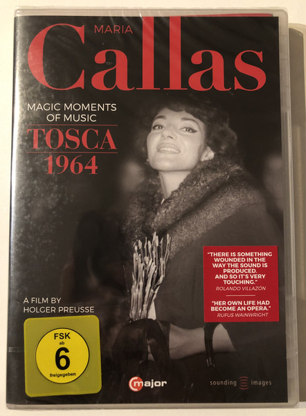 Maria Callas - MAGIC MOMENTS OF MUSIC / TOSCA 1964 / A FILM BY HOLGER PREUSSE / A FILM BY HOLGER PREUSSE / major / DVD Video (814337014506)