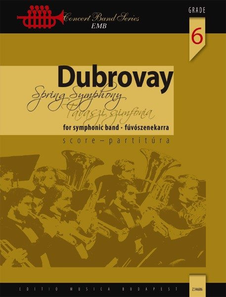 Dubrovay László Spring Symphony  score  sheet music (9790080146866) 