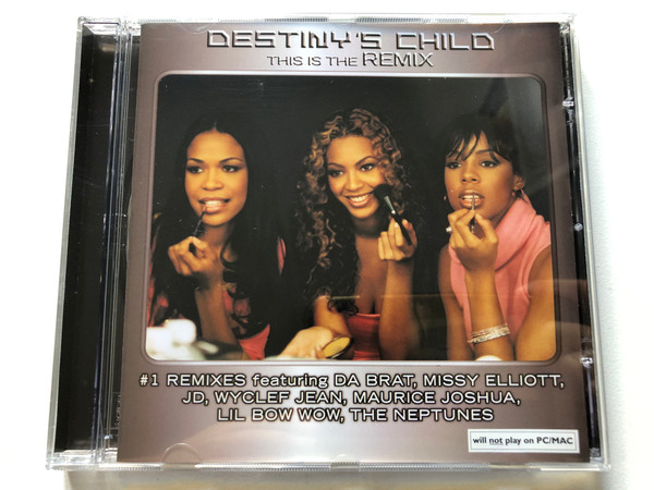 Destiny's Child – This Is The Remix / #1 Remixes Featuring Da Brat; Missy Elliott; JD; Wyclef Jean; Maurice Joshua; Lil Bow Wow; The Neptunes / Columbia Audio CD 2002 / 507627 2