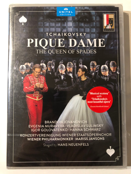 TCHAIKOVSKY - PIQUE DAME - THE QUEEN OF SPADES / Staged by HANS NEUENFELS / UNITEL EDITION / DVD Video (814337017941)