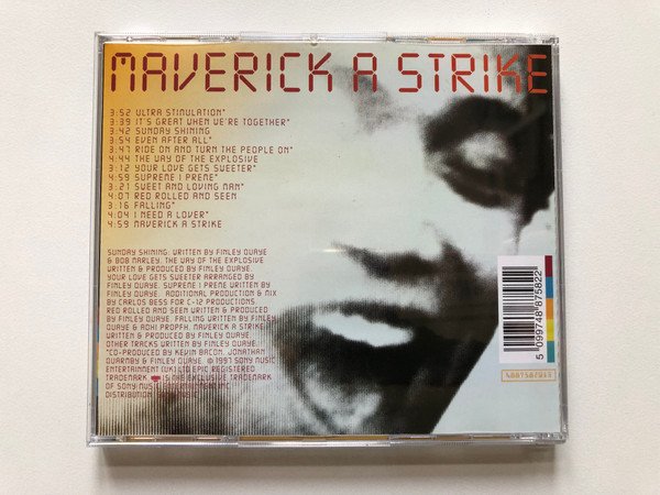 Finley Quaye – Maverick A Strike / Epic Audio CD 1997 / 488758 2 
