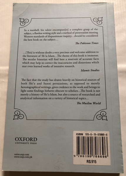 The Origins and Early Development of SHI'A ISLAM / S. H. M. Jafri / OXFORD PAKISTAN PAPERBACKS / Paperback (9780190708696)