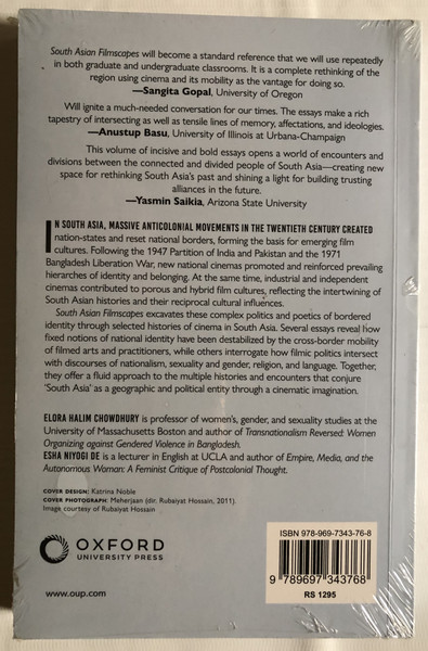 SOUTH ASIAN FILMSCAPES - TRANSREGIONAL ENCOUNTERS / EDITED BY ELORA HALIM CHOWDHURY AND ESHA NIYOGI DE / OXFORD UNIVERSITY PRESS / Paperback (9789697343768)