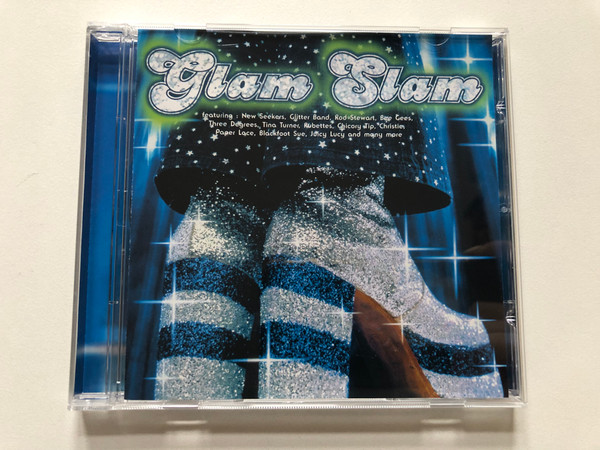 Glam Slam - Featuring: New Seekers, Glitter Band, Rod Stewart, Bee Gees, Three Degrees, Tina Turner, Rubettes, Chicory Tip, Christie, Paper Lace, Blackfoot Sue, Juicy Lucy, and many more / Newsound 2000 Audio CD 2001 / NSCD015