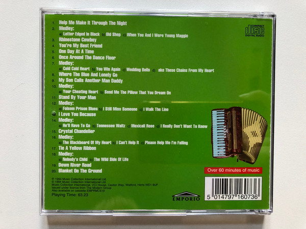 The Diamond Accordion Band – Play Country Greats / Emporio Audio CD 1994 / EMPRCD510
