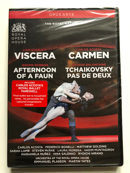 Carmen - Viscera - Afternoon of a Faun - Tchaikovsky pas de deux  A Grand Ballet Odyssey Masterpieces by Robbins, Balanchine, Scarlett, and Acosta (809478012122)