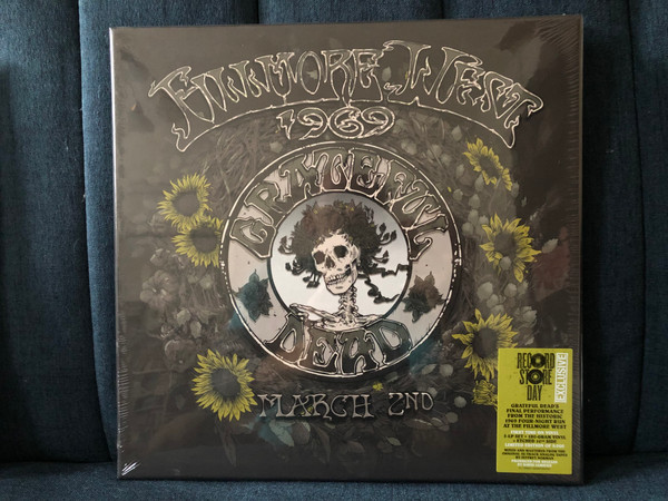Fillmore West 1969: March 2nd - Grateful Dead / Grateful Dead's Final Performance From The Historic 1969 Four-Night Run At The Fillmore West; First Time On Vinyl, 5-LP Set, 180-Gram Vinyl + Etched 10th Side / Rhino Records 5x LP 2023 / R1 724904