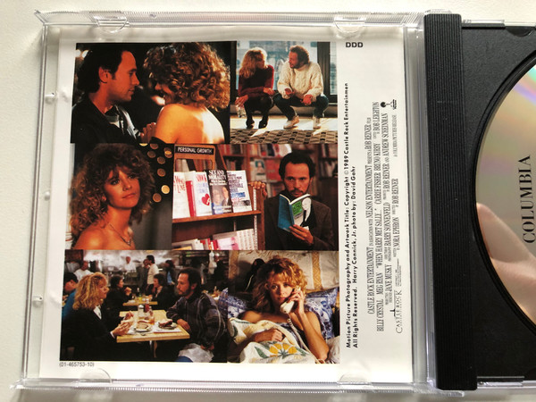 When Harry Met Sally... (Music From The Motion Picture) - A New Comedy by Ron Reiner, Starring Billy Crystal and Meg Ryan / Featuring Eleven Performances by Harry Connick, Jr. / Columbia Audio CD 1989 / 465753 2