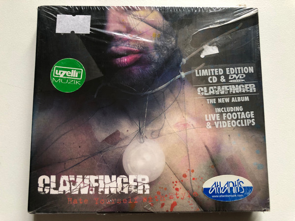 Clawfinger – Hate Yourself With Style / Limited Edition; The New Album Including Live Footage & Videoclips / Nuclear Blast Audio CD + DVD Video CD 2005 / 27361 15505