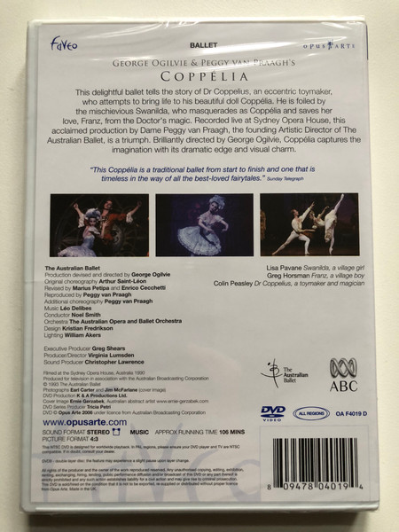 GEORGE OGILVIE & PEGGY VAN PRAAGH'S COPPÉLIA  The Australian Ballet  SYDNEY OPERA HOUSE (809478040194)