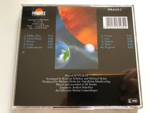 Cusco – Planet Voyage / 398.6143.2 / PRUDENCE NEW INSTRUMENTAL MUSIC / Audio CD (4012175614322)