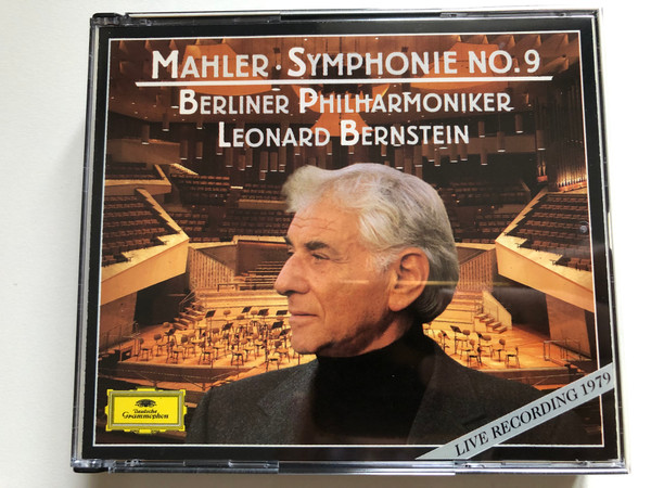 Mahler: Symphonie No. 9 - Berliner Philharmoniker, Leonard Bernstein / Live Recording 1979 / Deutsche Grammophon 2x Audio CD 1992 Stereo / 435 378-2