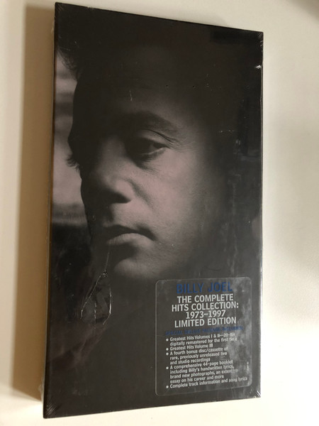 Billy Joel - The Complete Hits Collection: 1973-1997 / Limited Edition / Special Deluxe Package Includes: Greatest Hits Volumes I & II - 20-bit digitally remastered for the first time; Greatest Hits Volume III / Columbia 4x Audio CD 1997 / CXK 68007 (074646800720)