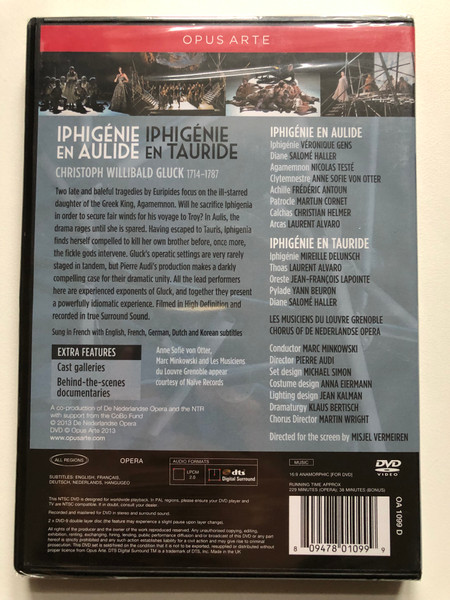 Iphigenie en Aulide  Iphigenie en Tauride  LES MUSICIENS DU LOUVRE GRENOBLE CHORUS OF DE NEDERLANDSE OPERA (809478010999)