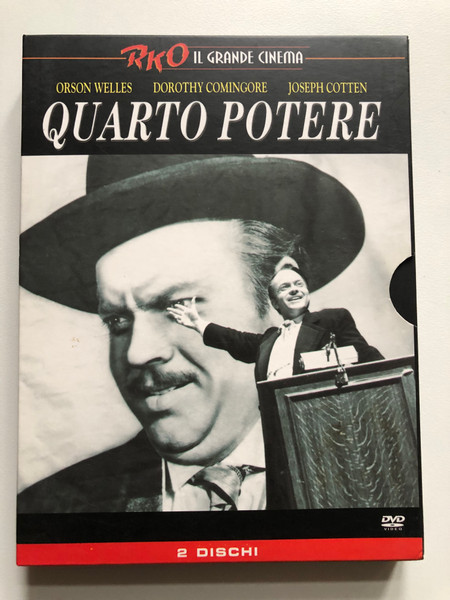 QUARTO POTERE / ORSON WELLES, DOROTHY COMINGORE, JOSEPH COTTEN / RKO IL GRANDE CINEMA / 2 DISCHI / DVD Video (8013123871206)