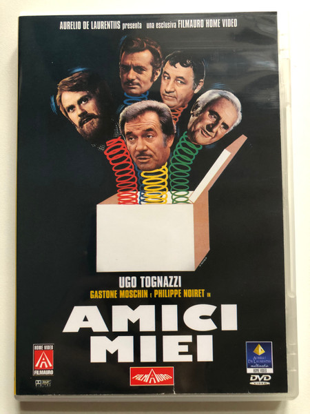 AMICI MIEI / UGO TOGNAZZI / GASTONE MOSCHIN : PHILIPPE NOIRETN / AURELIO DE LAURENTIIS presenta una esclusiva FILMAURO HOME VIDEO / DVD Video (8016024022593)