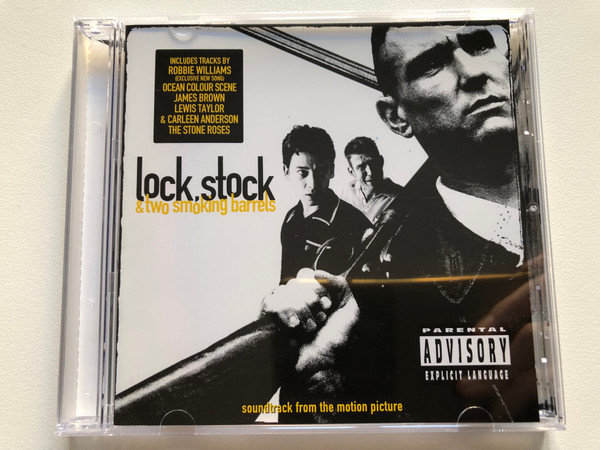 Lock, Stock & Two Smoking Barrels (Soundtrack From The Motion Picture) / Includes Tracks By Robbie Williams (exclusive new song), Ocean Colour Scene, ames Brown, Lewis Taylor & Carleen Anderson / Island Records Audio CD 1998 / CID 8077
