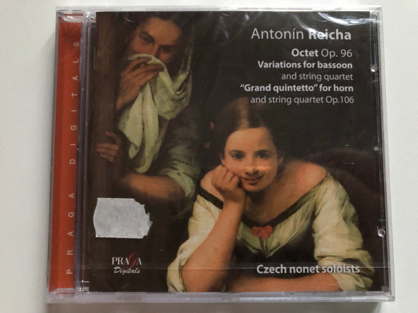Anton Reicha: Octet Op. 96 (variations for bassoon and string quartet), ''Grand quintetto'' for horn and string quartet Op, 106 - Czech Nonet / Praga Digitals Hybrid Disc Stereo / PRD/DSD 250 244