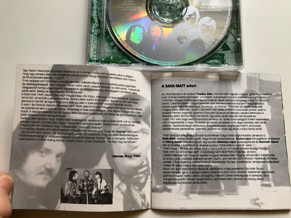 Sakk-Matt: Koncert - 1968. Danuvia Muv. Haz / Radics Béla RB Emléktársaság Audio CD 2003 / RBCD 011 002 