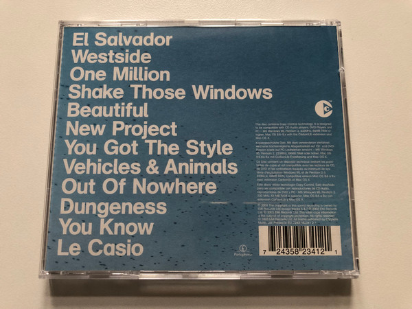 Athlete – Vehicles & Animals / Parlophone Audio CD 2003 / 07243-582341-2-1