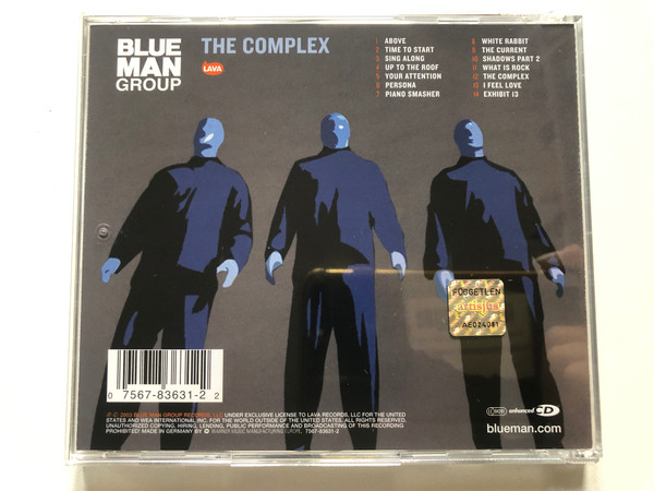 Blue Man Group – The Complex / Lava Audio CD 2003 / 7567-83631-2