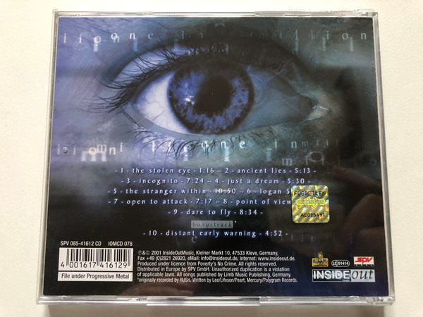 Poverty's No Crime – One In A Million / Inside Out Music Audio CD 2001 / IOMCD 078