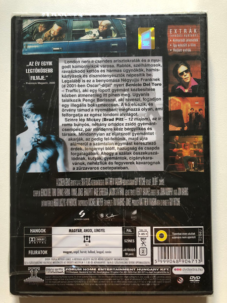 blöff - snatch / GUY RITCHIE FILMJE / A RAVASZ, AZ AGY ÉS KÉT FÜSTÖLGŐ PUSKACSŐ RENDEZŐJETŐL / GYÖNGYÖT A DISZNÓK ELÉ / KERÜLJ SZINKRONBA! / DVD Video (5999048904713)
