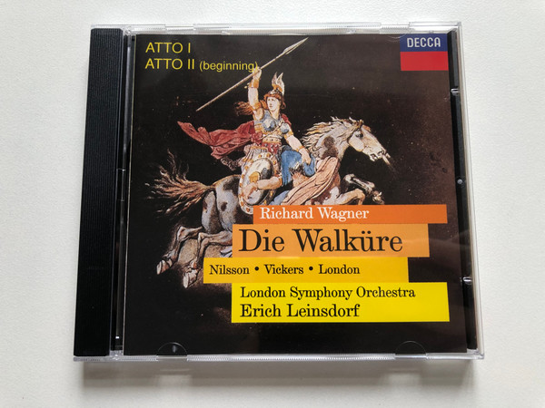 Richard Wagner - Die Walküre: Atto I - Atto II (Beginning) - Nilsson, Vickers, London, London Symphony Orchestra, Erich Leinsdorf / Lyrica Audio CD 1996 / LRC 01032