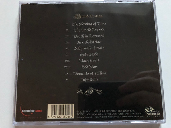 Sear Bliss – Grand Destiny / Nephilim Records Audio CD 2001 / NEPCD026