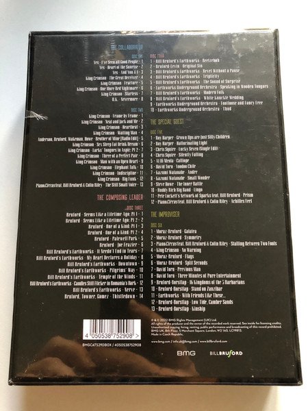 Bill Bruford – Making A Song And Dance (A Complete-Career Collection) / BMG 6x Audio CD, Box Set 2022 / BMGCAT529DBOX