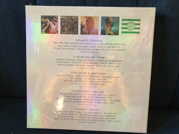 Rod Stewart (1975 - 1978) - 5LP Limited-Edition Set. 4 of Sir Rod's Legendary Albums: Atlantic Crossing, A Night On The Town, Footloose & Fancy Free, Blondes Have More Fun, Plus A Bonus LP of ''Encores'' / Warner Records 5x LP 2021, Box Set / RI 563471