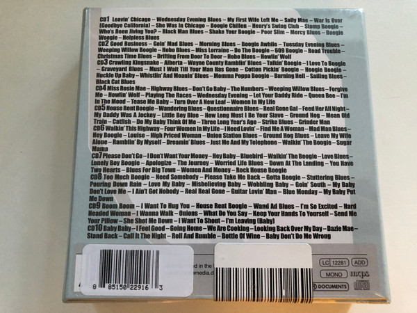 John Lee Hooker: Blues Is The Healing - Leavin' Chicago; Hey Baby; Boogie Chillen; Highway Blues; Howlin' Wolf; And Many Others / Documents 10x Audio CD, Box Set, Mono / 222916
