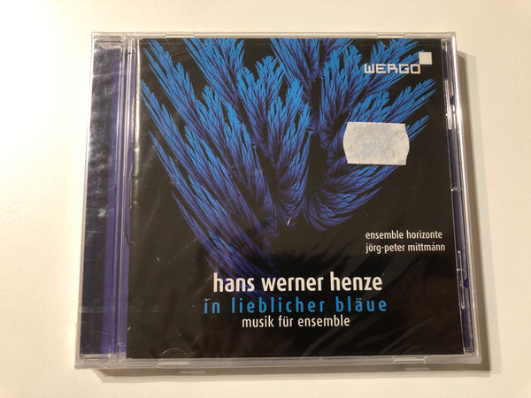 Hans Werner Henze: In Lieblicher Bläue - Musik Für Ensemble - Ensemble Horizonte, Jörg-Peter Mittmann / WERGO Audio CD 2012 / WER 6746 2