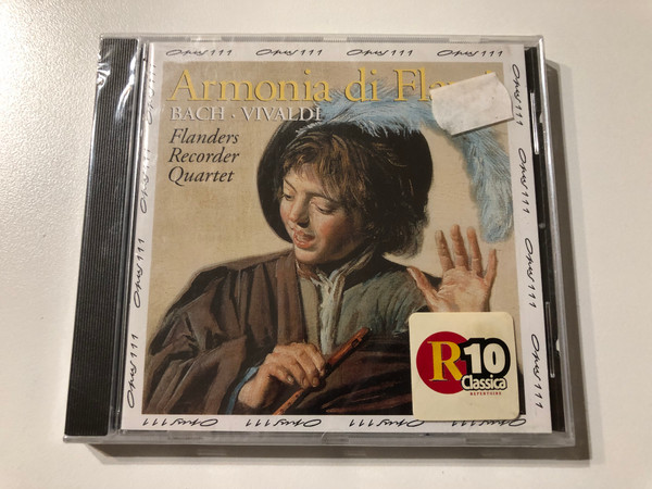 Armonia Di Flauti - Bach, Vivaldi: Flanders Recorder Quartet / Opus 111 Audio CD 1998 / OPS 30-201