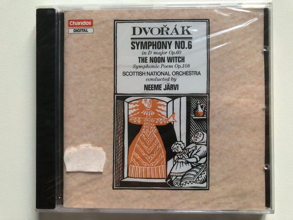 Dvorak: Symphony No. 6 in D major Op. 60; The Noon Witch-Symphonic Poem Op. 108 - Scottish National Orchestra conducted by Neeme Jarvi / Chandos Audio CD 1987 / CHAN 8530