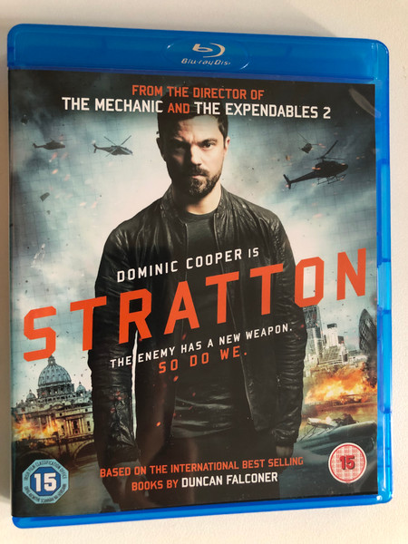 STRATTON / DOMINIC COOPER IS / THE ENEMY HAS A NEW WEAPON. SO DO WE. / BASED ON THE INTERNATIONAL BEST SELLING BOOKS BY DUNCAN FALCONER / BluRay Disc / DVD Video (5050629794731)