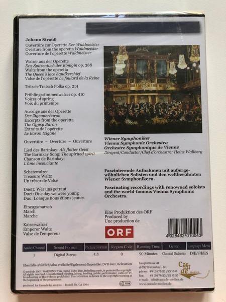 Johann Strauß: Masterpieces in Harmony (4028462010043)