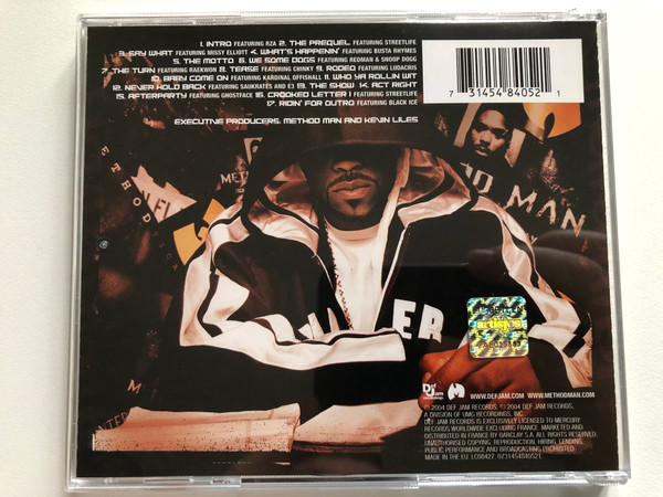 Method Man – Tical 0: The Prequel / Def Jam Recordings Audio CD 2004 / 0731454840521