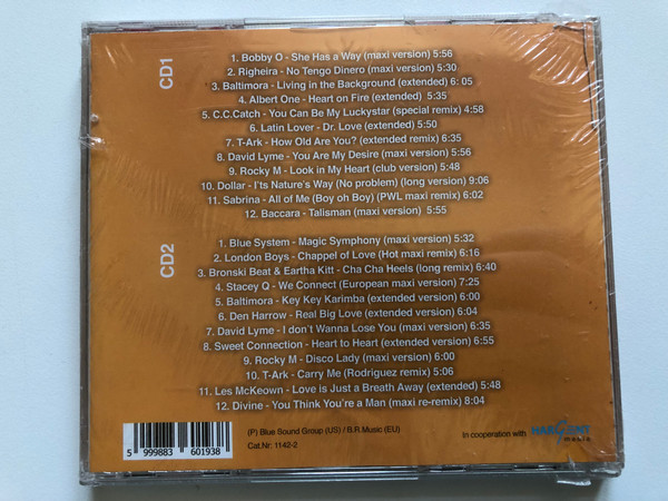 I Love Disco 80's: Maxi & Remixed Versions - 2 CDs Edition - Divine; Bobby O; David Lyme; Baltimora; Bronski Beat; Rocky M.; Les McKeown; London Boys;... / Hargent Media 2x Audio CD / 1142-2