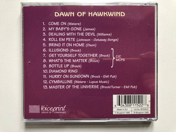 Hawkwind – Dawn Of Hawkwind / Blueprint Audio CD 1999 / BP309CD