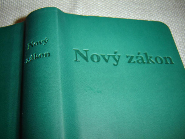 Slovak New Testament, Deep Green Vinyl - Jerusalem Bible, 1st Edition