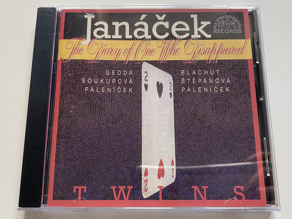 Janáček: The Diary Of One Who Disappeared, Twins - Gedda, Soukupová, Páleníček, Blachut, Štěpánová, Páleníček / Supraphon Audio CD Mono / SU 0022-2 201