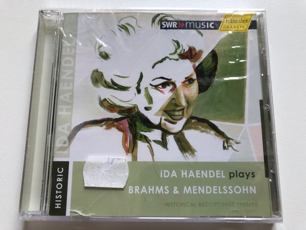 Ida Haendel Plays Brahms & Mendelssohn – Violin Concertos / SWR Music / Hänssler Classic Audio CD 2008 / CD 94.202 