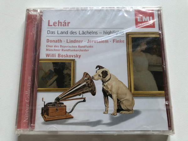 Lehar: Das Land des Lachelns (highlights) - Donath, Lindner, Jerusalem, Finke, Chor des Bayerischen Rundfunks, Willi Boskovsky / EMI Classics Audio CD 2005 Stereo / 724358687620
