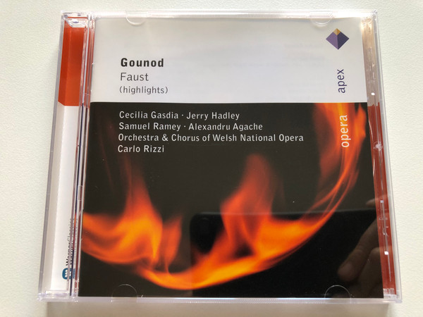 Gounod: Faust (highlights) - Cecilia Gasdia, Jerry Hadley, Samuel Ramey, Alexandru Agache, Orchestra & Chorus of Welsh National Opera, Carlo Rizzi / Warner Classics Audio CD 2005 / 2564 61515-2