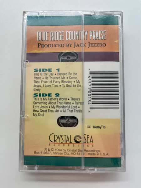 Blue Ridge Country Praise - Featuring: Steel Guitar, Fiddle, Harmonica, and Country Rhythm Section / Crystal Sea Recordings Audio CD 1994 / TA-4027C