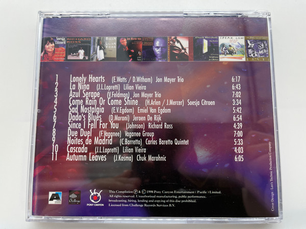 HiFi Jazz / Pony Canyon Entertainment Audio CD 1998 / PCPI-0025-2